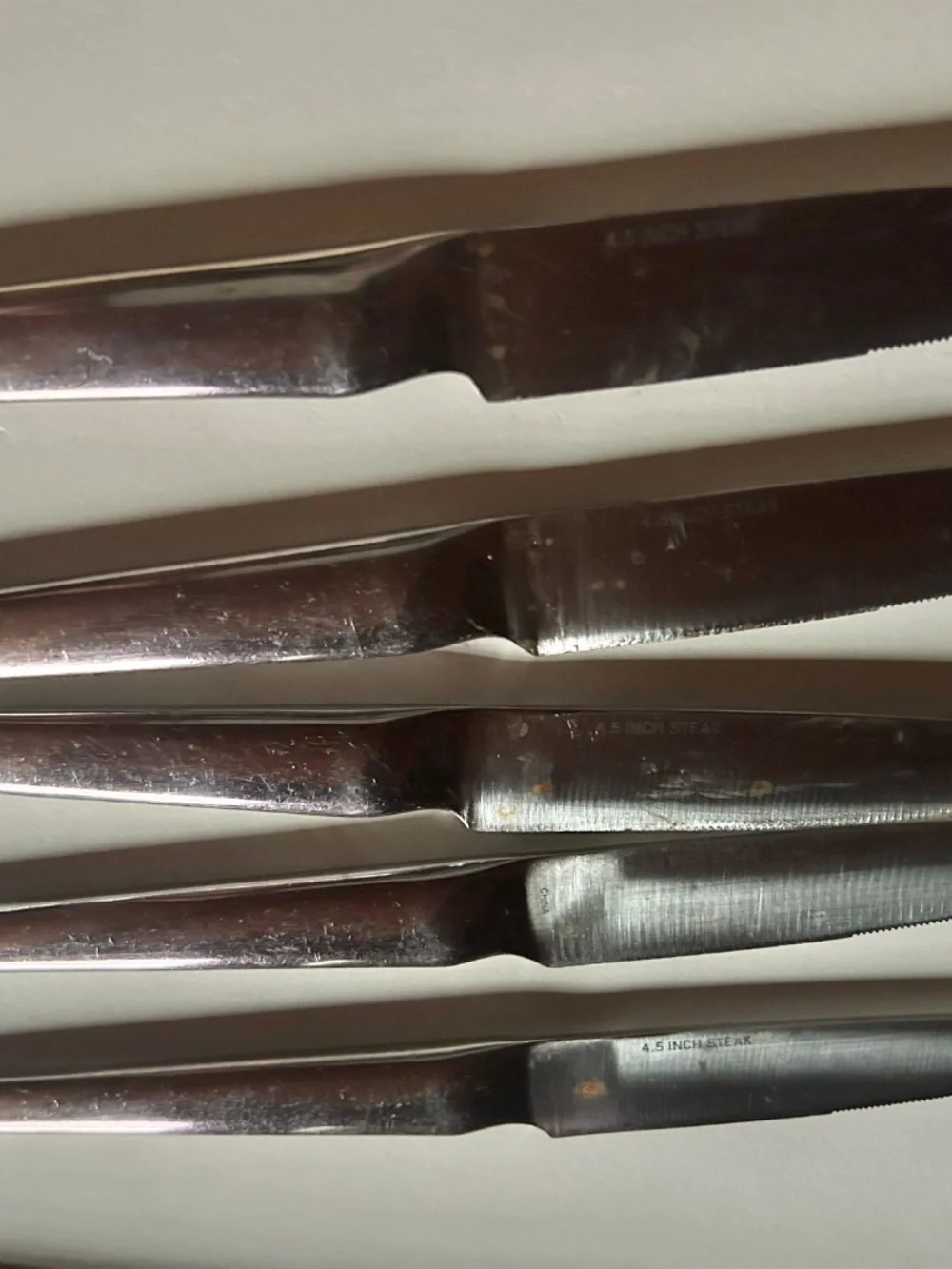 5 pc Giada De Laurentis Stainless Steel Steak Knives